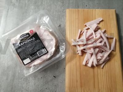 Salotas su karbonaidu „Fejerija“ Žingsnis 1