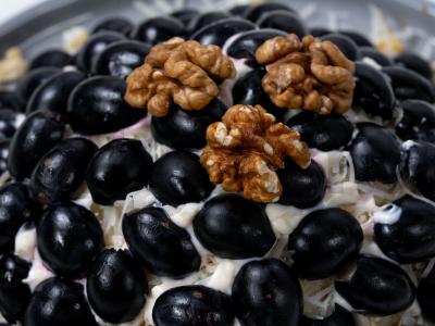 Vištienos ir vynuogių salotas Žingsnis 9