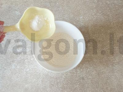 Balti ledų keksiukai Žingsnis 2