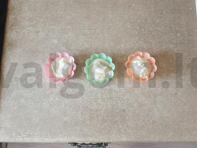 Balti ledų keksiukai Žingsnis 5