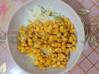 Šviežias salotas „Gandriukas“ Žingsnis 2