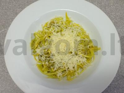 Cukinijų spageti su pesto padažu Žingsnis 6