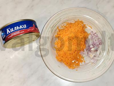 Pupelių sriuba su konservuota silke, kepta aštriame pomidorų padaže Žingsnis 5