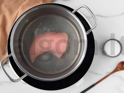 Salotas „Miledi“ su kalakutienos filė Žingsnis 1