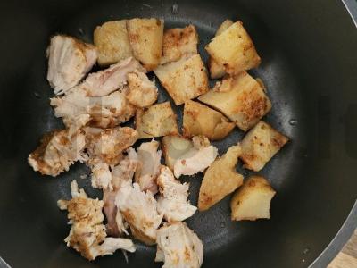 Vištienos rasstegai su bulvėmis Žingsnis 4