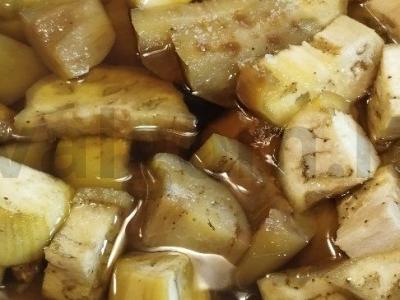 Šalta užkanda su baklažanais Žingsnis 1