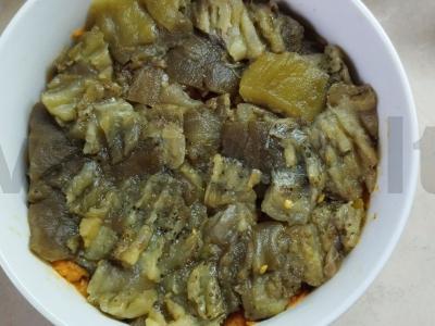 Šalta užkanda su baklažanais Žingsnis 10