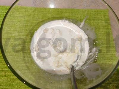 Desertas „Mandarinai želėje“ Žingsnis 3