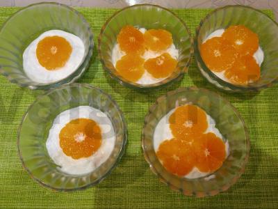 Desertas „Mandarinai želėje“ Žingsnis 9