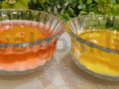 Desertas „Mandarinai želėje“ Žingsnis 12