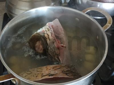 Karpių žuvis pietums Žingsnis 4