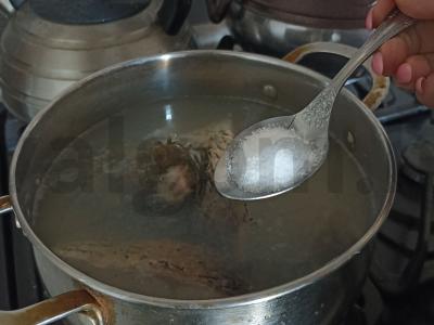 Karpių žuvis pietums Žingsnis 5