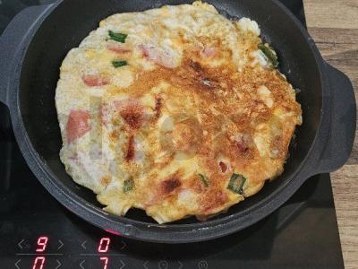 Sotūs pusryčiai iš lavašo ir kiaušinių Žingsnis 7