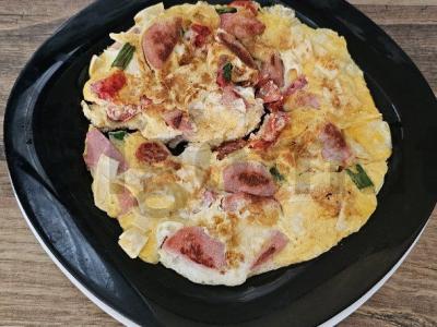 Sotūs pusryčiai iš lavašo ir kiaušinių Žingsnis 8