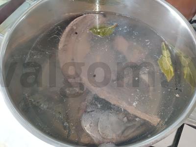 Lašišų sūrio sriuba Žingsnis 2