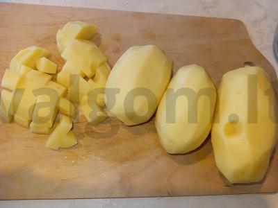 Lašišų sūrio sriuba Žingsnis 3