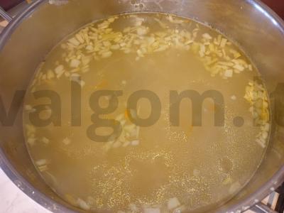 Lašišų sūrio sriuba Žingsnis 6