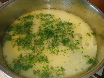 Lašišų sūrio sriuba pagrindine nuotrauka