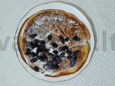 Švelnus blynelis ant rauginto pieno su uogomis Žingsnis 4