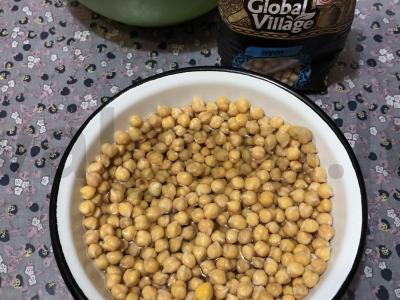 Bulvės su avinžirniais ir vištiena Žingsnis 2