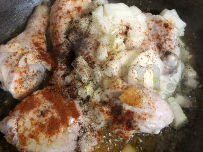 Bulvės su avinžirniais ir vištiena Žingsnis 6