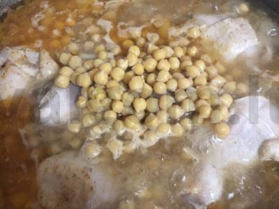 Bulvės su avinžirniais ir vištiena Žingsnis 8