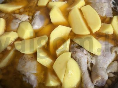 Bulvės su avinžirniais ir vištiena Žingsnis 9