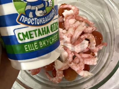 Spagečiai su krevetėmis, pomidorais ir sūriu Žingsnis 3