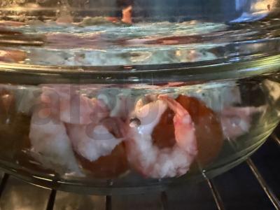 Spagečiai su krevetėmis, pomidorais ir sūriu Žingsnis 4