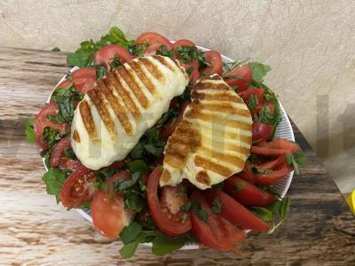 Salotas su halumi sūriu Žingsnis 7