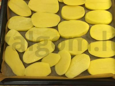 Skani bulvė su sūdyto šoninės gabalėliais Žingsnis 4