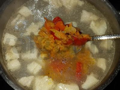 Sriuba-nuodėmė „Paprasta ir skanu“ Žingsnis 6