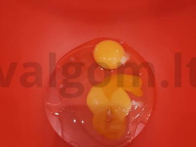 Kakaos „Zebra“ keksiukai Žingsnis 1