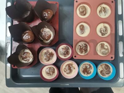 Kakaos „Zebra“ keksiukai Žingsnis 15