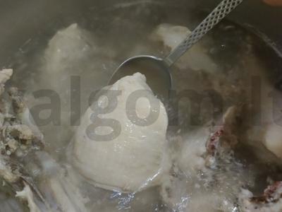 Baklažanų ir vištienos sriuba Žingsnis 2