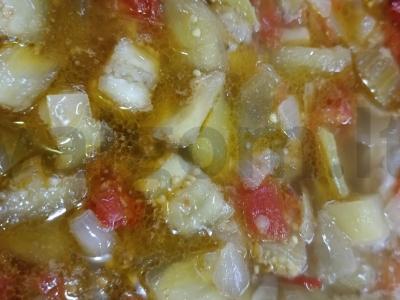 Baklažanų ir vištienos sriuba Žingsnis 12