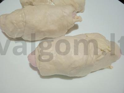 Dešrelės tešloje su jalapeño pipirais Žingsnis 3