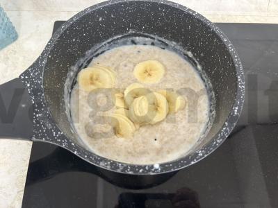 Avižinė košė su bananais pusryčiams Žingsnis 3