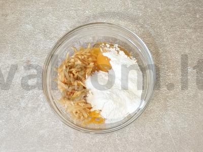 Blynai su moliūgu ir obuoliu Žingsnis 5