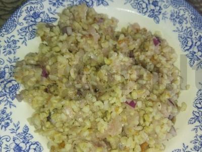 Dolma su bulguru ir mėsos faršu Žingsnis 1