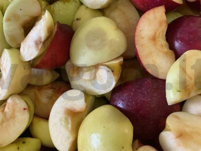 Obuolių sultys iš dviejų obuolių veislių Žingsnis 2