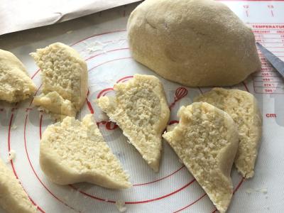 Kokosų sausainiai arbatai Žingsnis 6