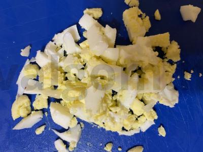 Salotas „Švelni vištiena“ su kukurūzais ir sūriu Žingsnis 5