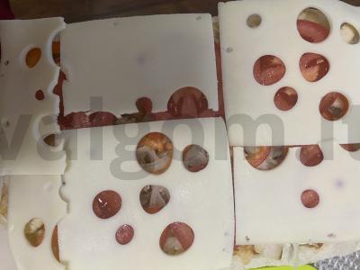 Pica ant romėniško tešlos su vištienos filė ir salsos padažu Žingsnis 8