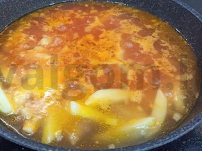 Sultinys su dešrelėmis Žingsnis 4