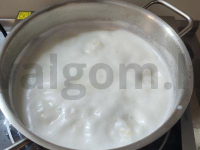 Kvietinė košė su graikiniais riešutais Žingsnis 3