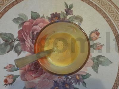 Pieninis gėrimas su ciberžole Žingsnis 3