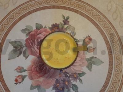 Pieninis gėrimas su ciberžole Žingsnis 4