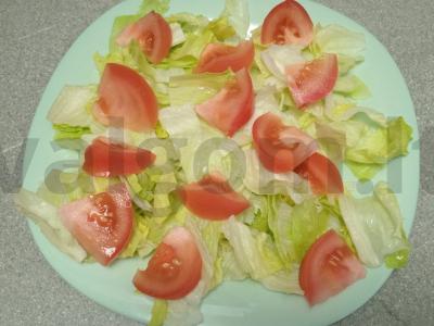 Daržovių salotos su karališkomis krevetėmis ir citrinos-medaus padažu Žingsnis 2