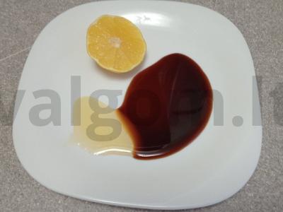 Daržovių salotos su karališkomis krevetėmis ir citrinos-medaus padažu Žingsnis 5